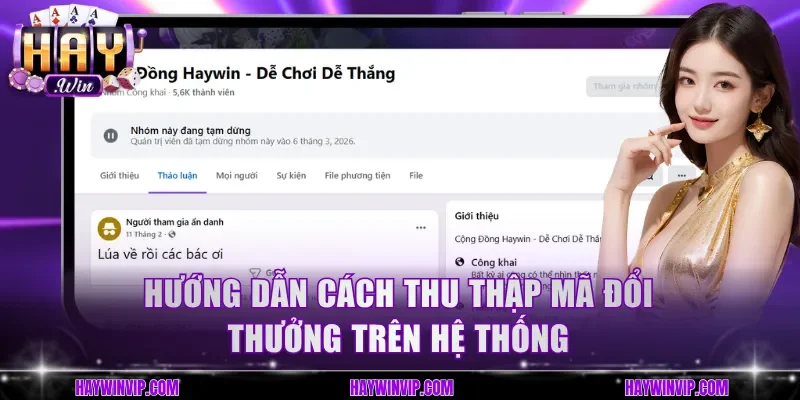 Hướng dẫn cách thu thập mã đổi thưởng trên hệ thống