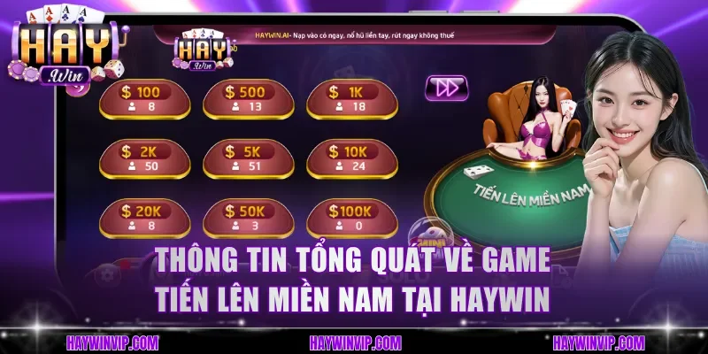 Thông tin tổng quát về game Tiến lên miền Nam tại HayWin